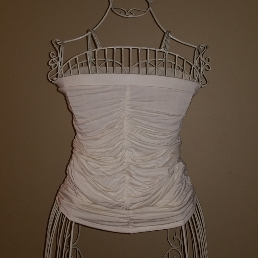Bebe Ruched Tube Top - Picture 2 of 7